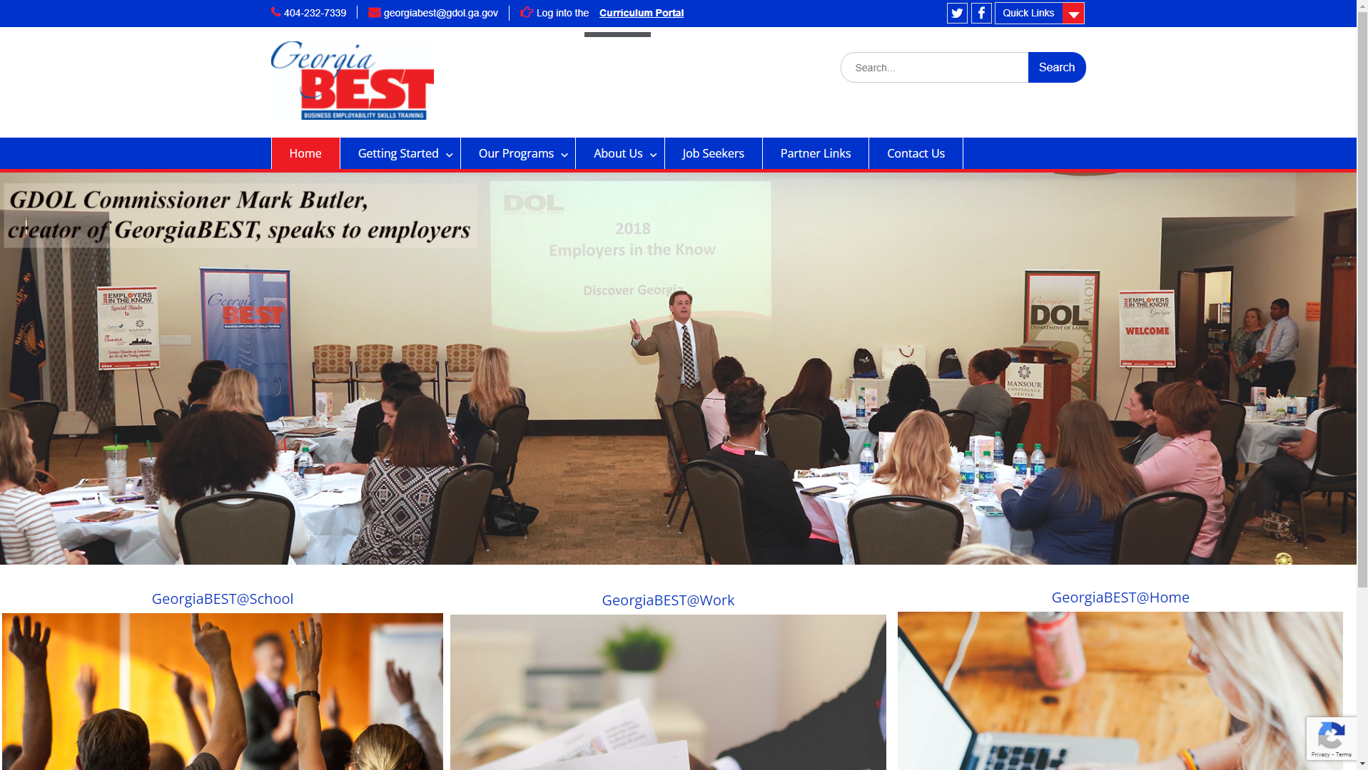 GCI storefront on laptop